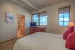 Bedroom Suite 3 with fantastic views, queen bed, private bath, and TV